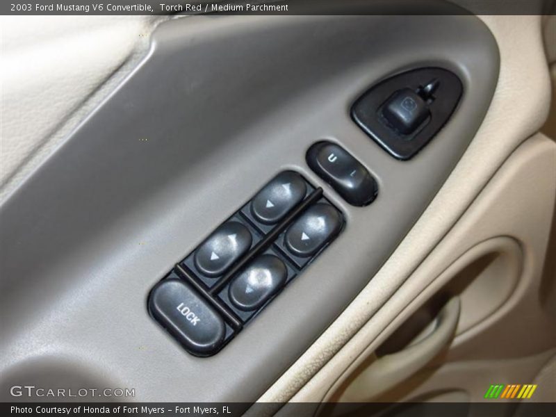 Torch Red / Medium Parchment 2003 Ford Mustang V6 Convertible