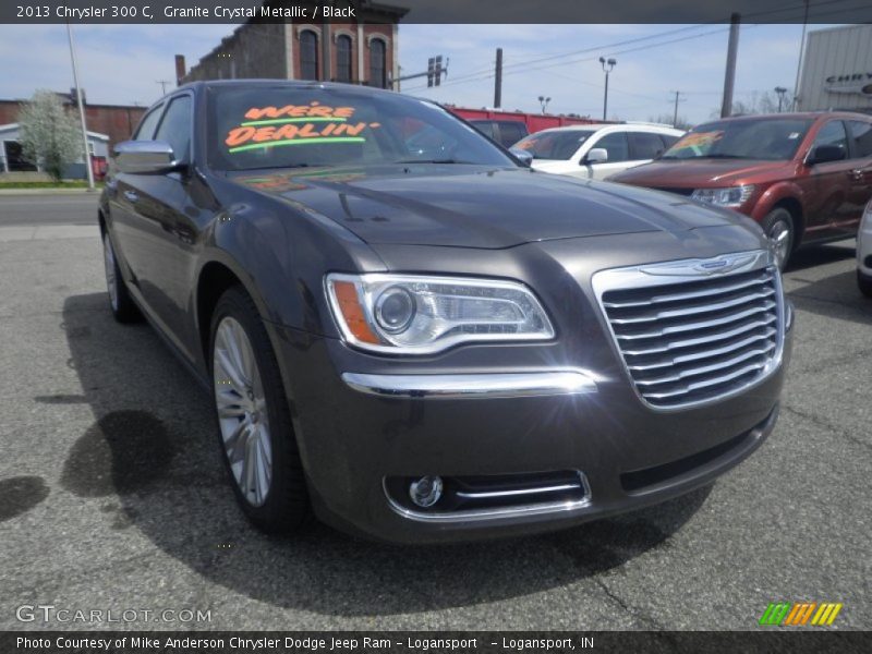 Granite Crystal Metallic / Black 2013 Chrysler 300 C