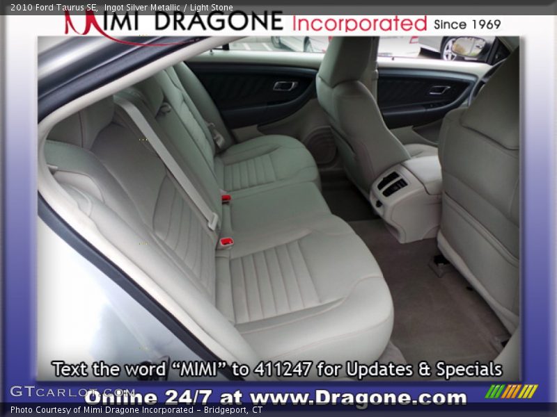 Ingot Silver Metallic / Light Stone 2010 Ford Taurus SE