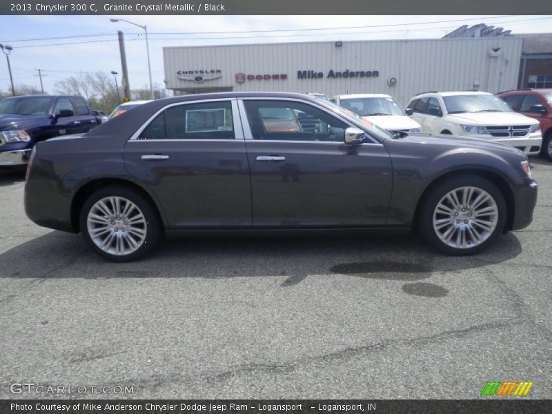 Granite Crystal Metallic / Black 2013 Chrysler 300 C