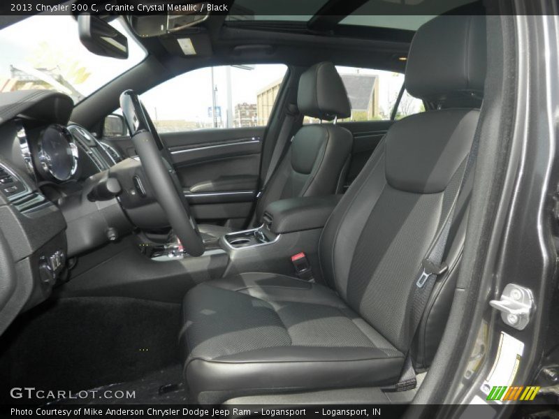 Granite Crystal Metallic / Black 2013 Chrysler 300 C