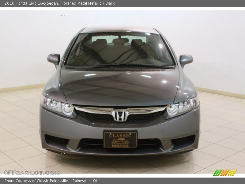 Polished Metal Metallic / Black 2010 Honda Civic LX-S Sedan