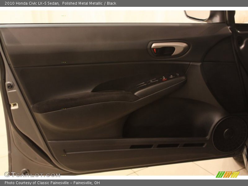 Polished Metal Metallic / Black 2010 Honda Civic LX-S Sedan
