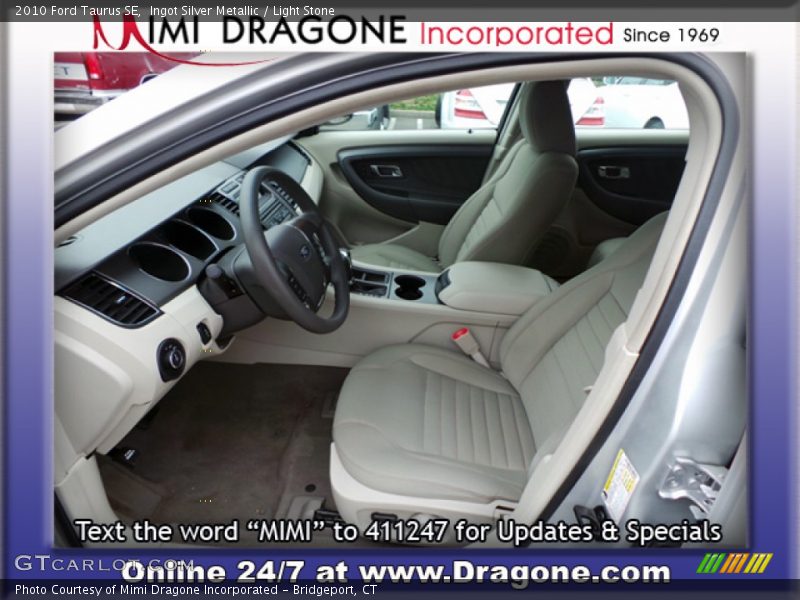 Ingot Silver Metallic / Light Stone 2010 Ford Taurus SE