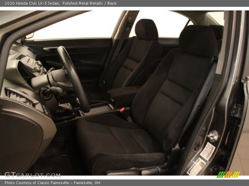 Polished Metal Metallic / Black 2010 Honda Civic LX-S Sedan