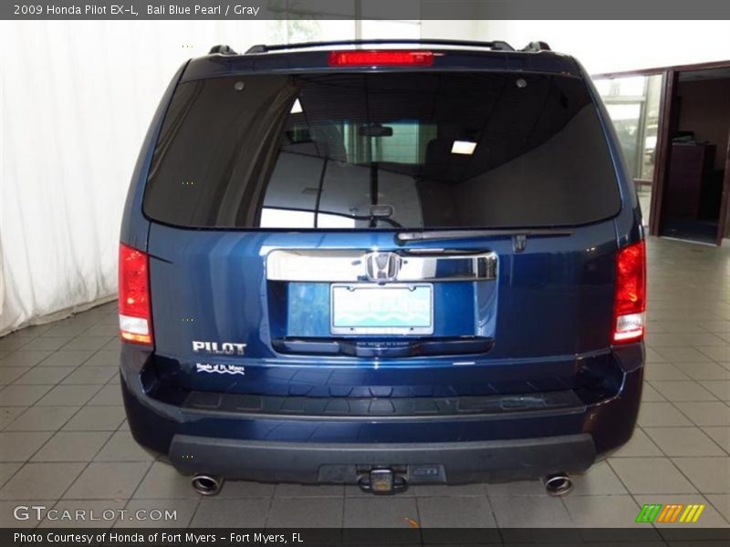 Bali Blue Pearl / Gray 2009 Honda Pilot EX-L