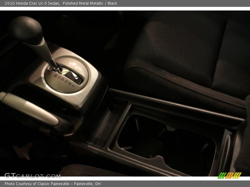 Polished Metal Metallic / Black 2010 Honda Civic LX-S Sedan
