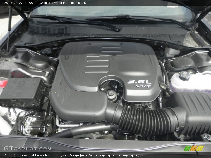 Granite Crystal Metallic / Black 2013 Chrysler 300 C