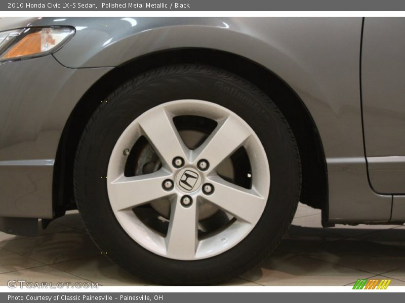 Polished Metal Metallic / Black 2010 Honda Civic LX-S Sedan