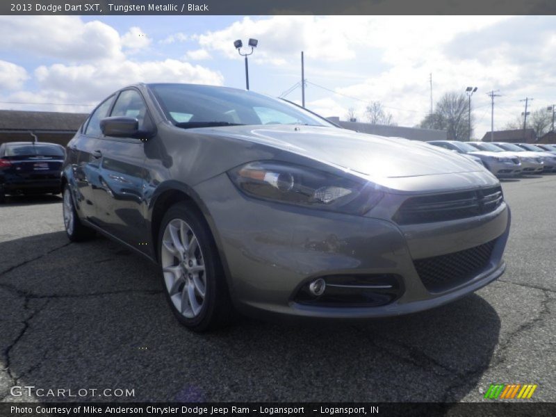 Tungsten Metallic / Black 2013 Dodge Dart SXT