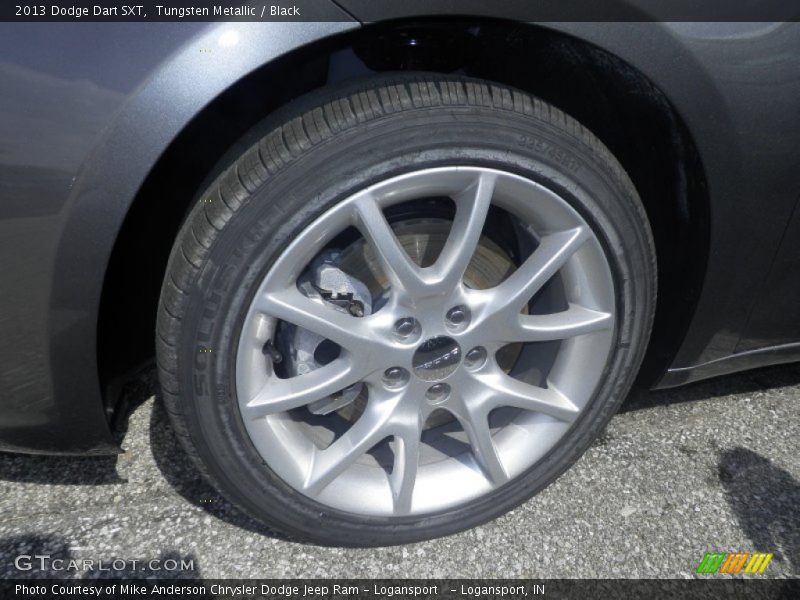 Tungsten Metallic / Black 2013 Dodge Dart SXT