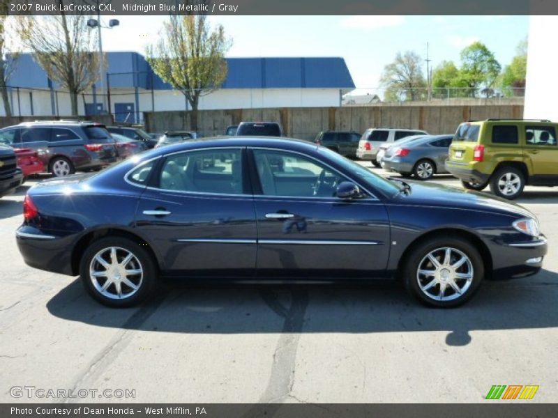Midnight Blue Metallic / Gray 2007 Buick LaCrosse CXL