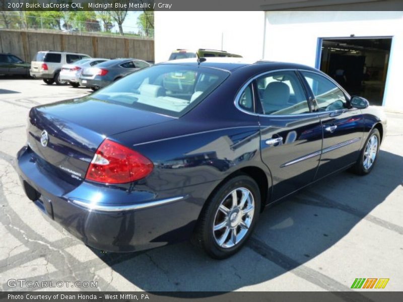 Midnight Blue Metallic / Gray 2007 Buick LaCrosse CXL