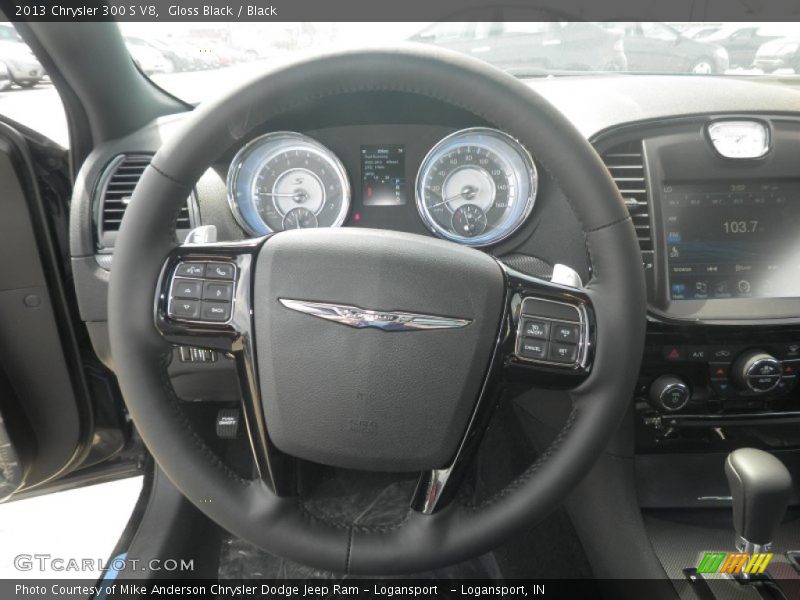 Gloss Black / Black 2013 Chrysler 300 S V8