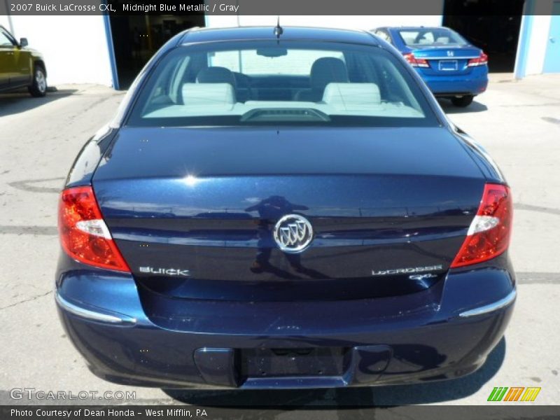 Midnight Blue Metallic / Gray 2007 Buick LaCrosse CXL