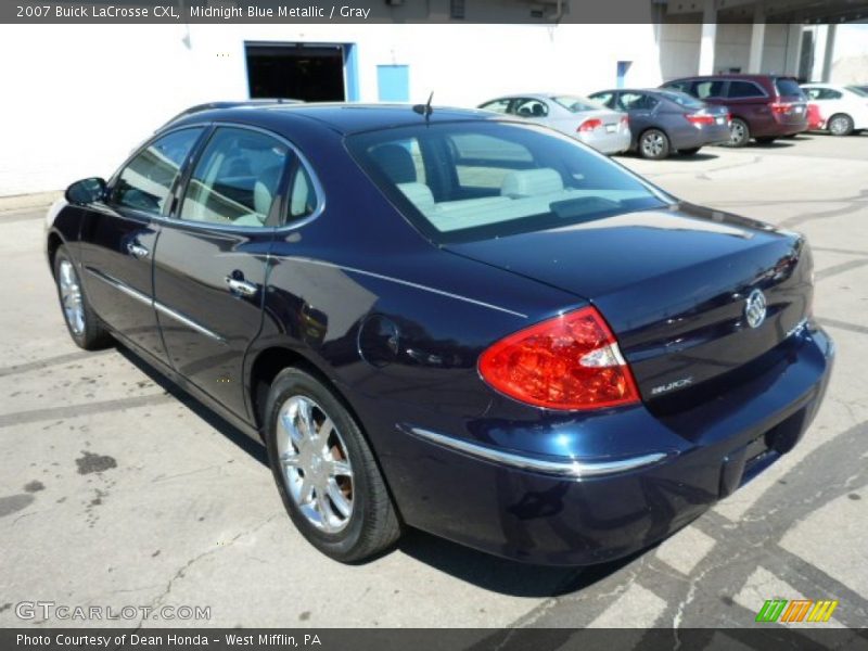 Midnight Blue Metallic / Gray 2007 Buick LaCrosse CXL