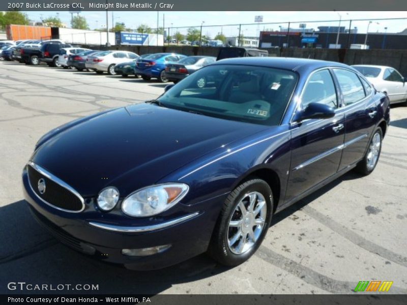 Midnight Blue Metallic / Gray 2007 Buick LaCrosse CXL