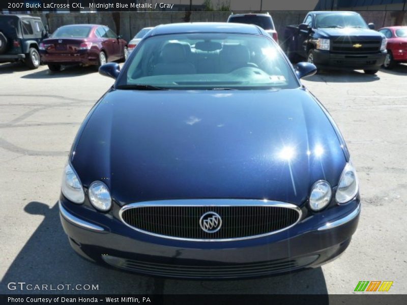 Midnight Blue Metallic / Gray 2007 Buick LaCrosse CXL