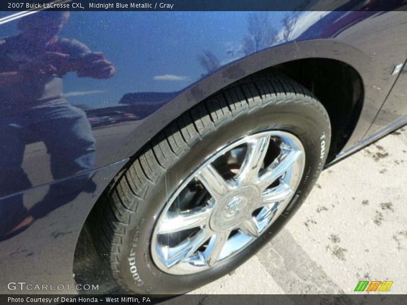 Midnight Blue Metallic / Gray 2007 Buick LaCrosse CXL