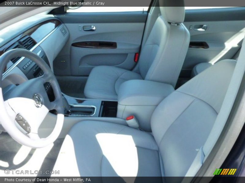 Midnight Blue Metallic / Gray 2007 Buick LaCrosse CXL