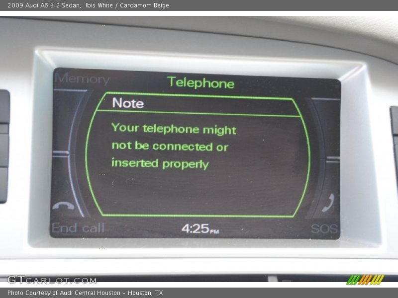 Ibis White / Cardamom Beige 2009 Audi A6 3.2 Sedan