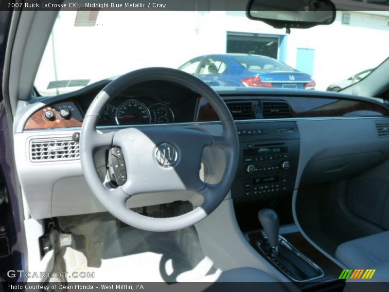 Midnight Blue Metallic / Gray 2007 Buick LaCrosse CXL
