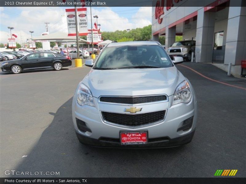 Silver Ice Metallic / Jet Black 2013 Chevrolet Equinox LT