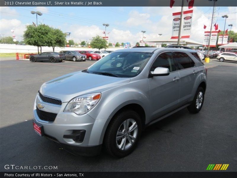Silver Ice Metallic / Jet Black 2013 Chevrolet Equinox LT