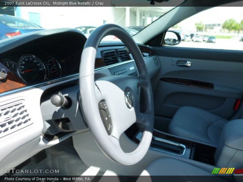 Midnight Blue Metallic / Gray 2007 Buick LaCrosse CXL