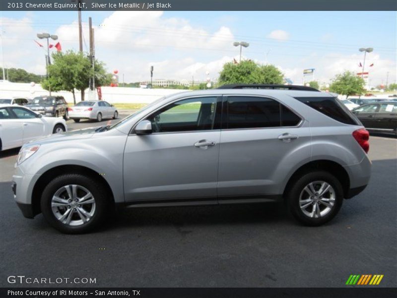 Silver Ice Metallic / Jet Black 2013 Chevrolet Equinox LT