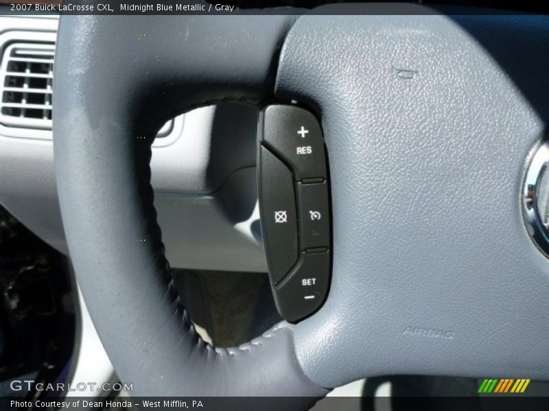 Midnight Blue Metallic / Gray 2007 Buick LaCrosse CXL