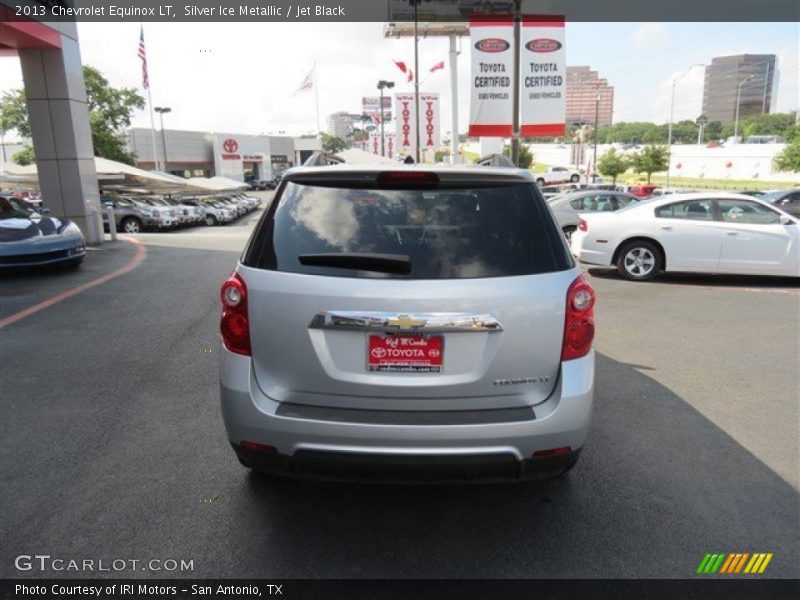 Silver Ice Metallic / Jet Black 2013 Chevrolet Equinox LT