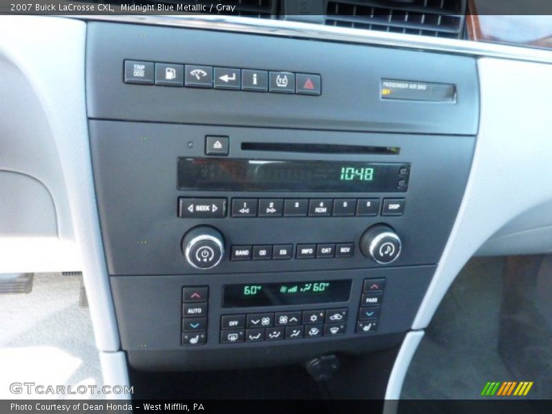 Midnight Blue Metallic / Gray 2007 Buick LaCrosse CXL