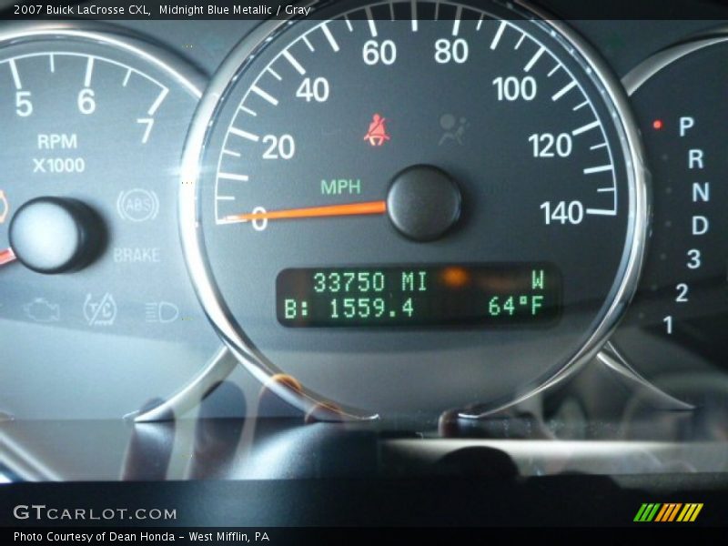 Midnight Blue Metallic / Gray 2007 Buick LaCrosse CXL