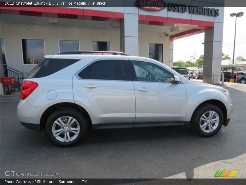 Silver Ice Metallic / Jet Black 2013 Chevrolet Equinox LT