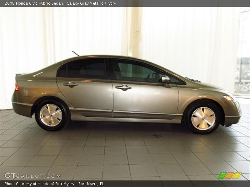 Galaxy Gray Metallic / Ivory 2008 Honda Civic Hybrid Sedan