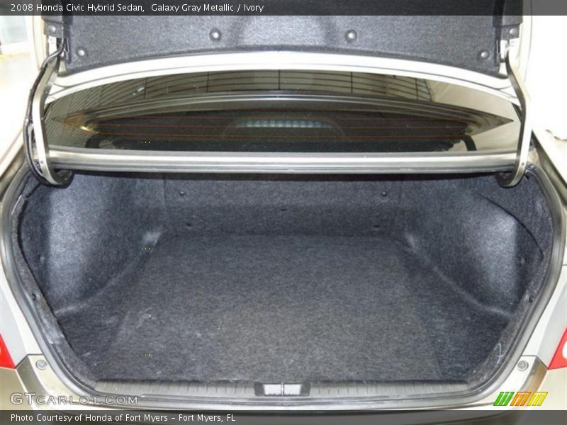 Galaxy Gray Metallic / Ivory 2008 Honda Civic Hybrid Sedan