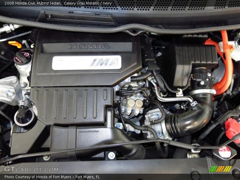 Galaxy Gray Metallic / Ivory 2008 Honda Civic Hybrid Sedan