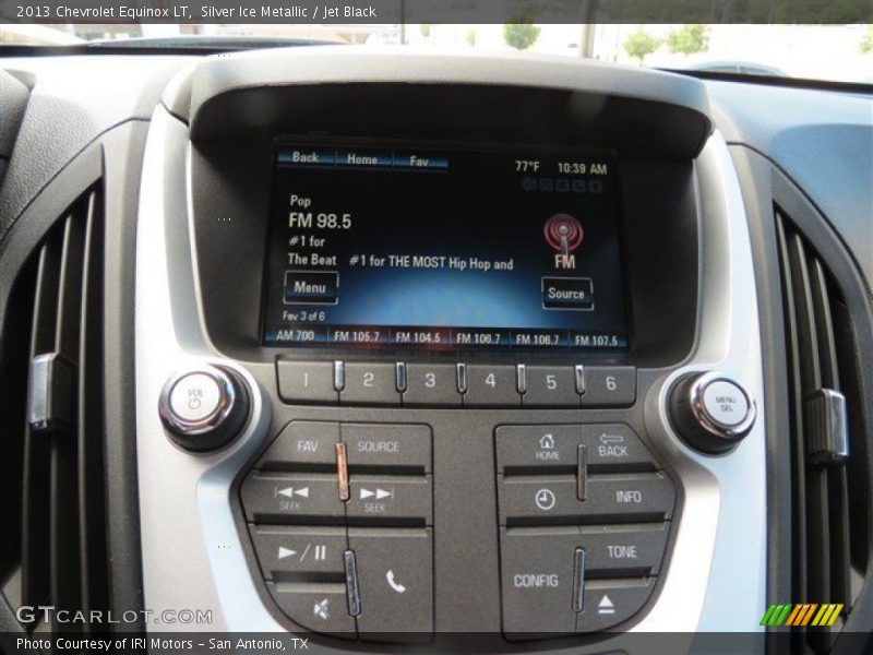 Silver Ice Metallic / Jet Black 2013 Chevrolet Equinox LT