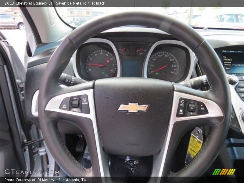 Silver Ice Metallic / Jet Black 2013 Chevrolet Equinox LT