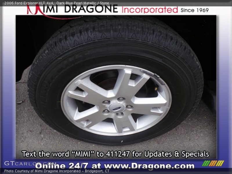 Dark Blue Pearl Metallic / Stone 2006 Ford Explorer XLT 4x4