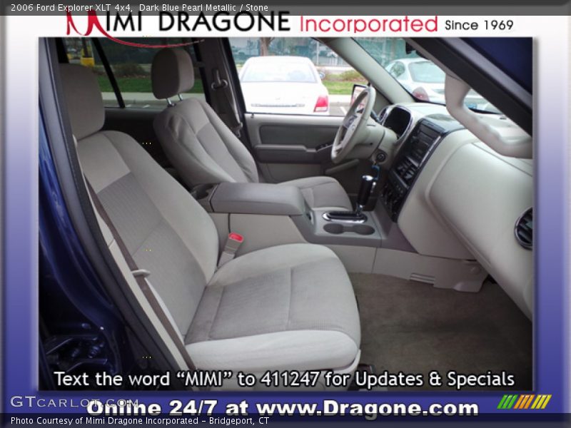 Dark Blue Pearl Metallic / Stone 2006 Ford Explorer XLT 4x4