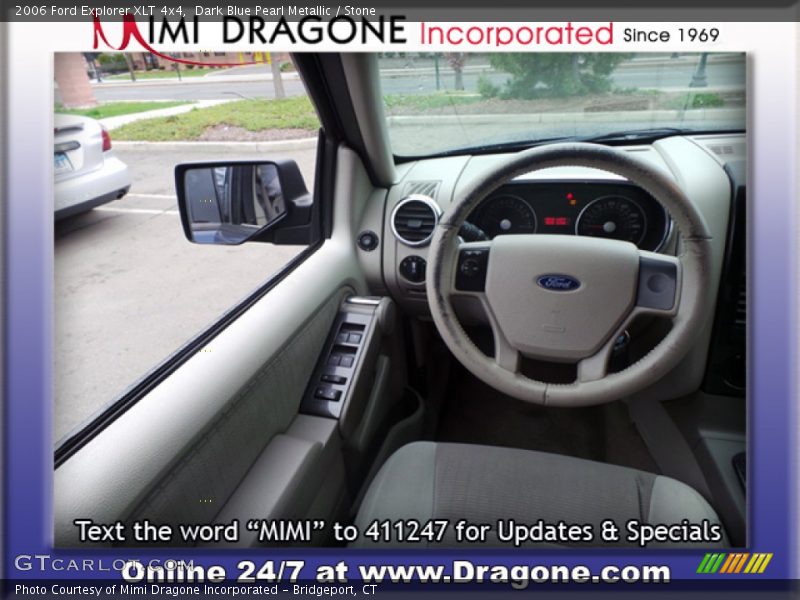 Dark Blue Pearl Metallic / Stone 2006 Ford Explorer XLT 4x4