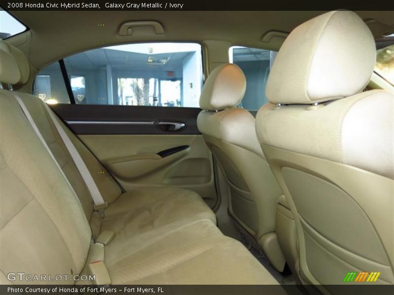 Galaxy Gray Metallic / Ivory 2008 Honda Civic Hybrid Sedan