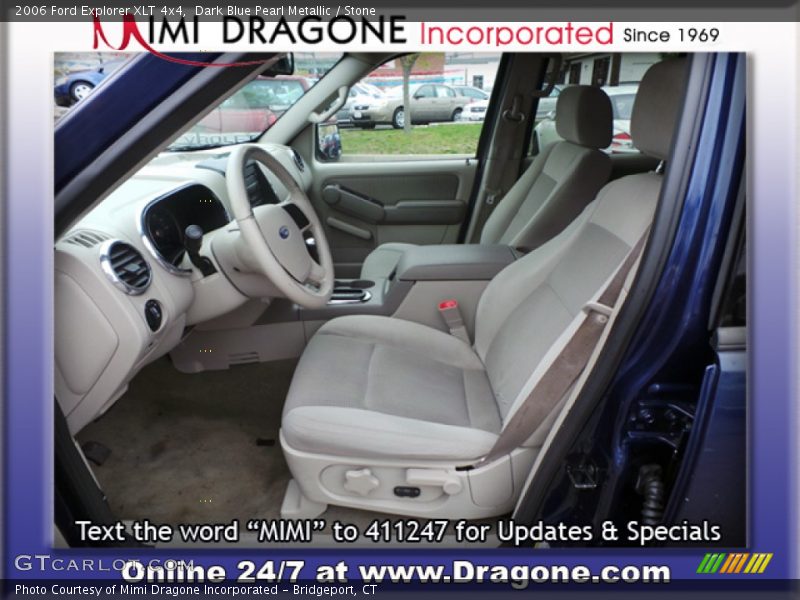 Dark Blue Pearl Metallic / Stone 2006 Ford Explorer XLT 4x4