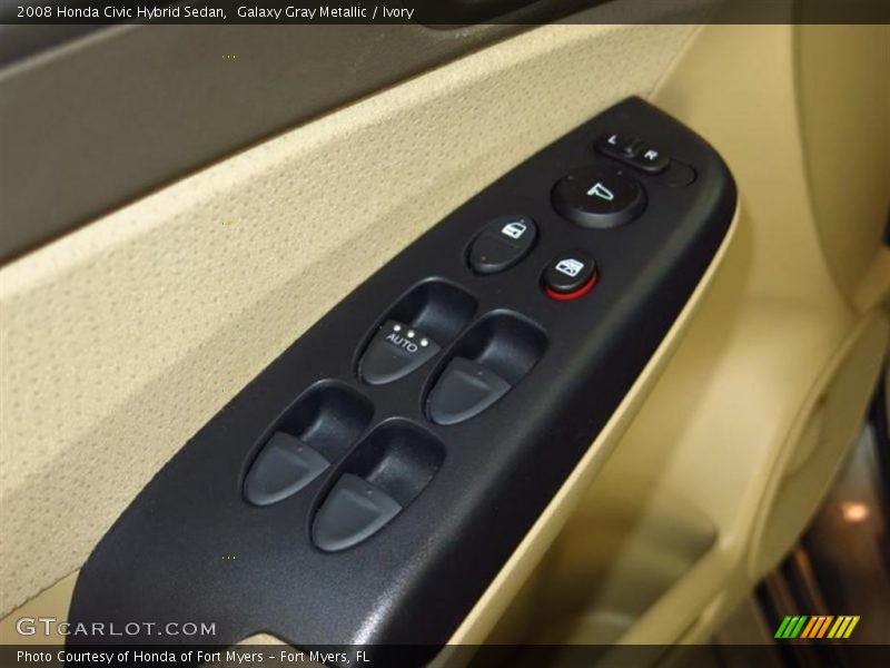 Galaxy Gray Metallic / Ivory 2008 Honda Civic Hybrid Sedan