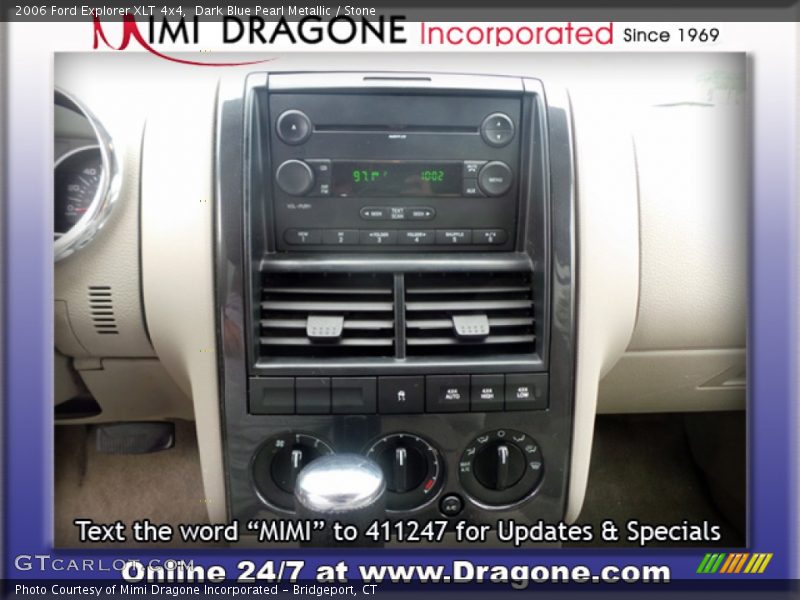 Dark Blue Pearl Metallic / Stone 2006 Ford Explorer XLT 4x4