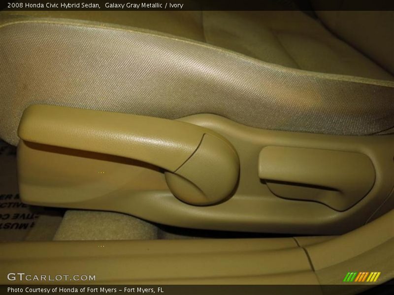 Galaxy Gray Metallic / Ivory 2008 Honda Civic Hybrid Sedan