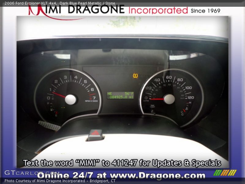 Dark Blue Pearl Metallic / Stone 2006 Ford Explorer XLT 4x4