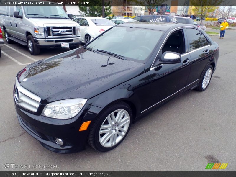 Black / Black 2008 Mercedes-Benz C 300 Sport